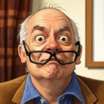 Karikatur von Friedrich Dürrenmatt